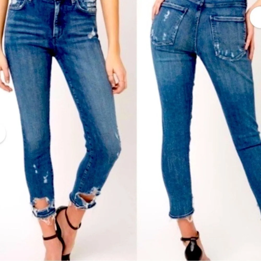 AGOLDE Sophie Distressed Skinny Jeans - Picture 3 of 11